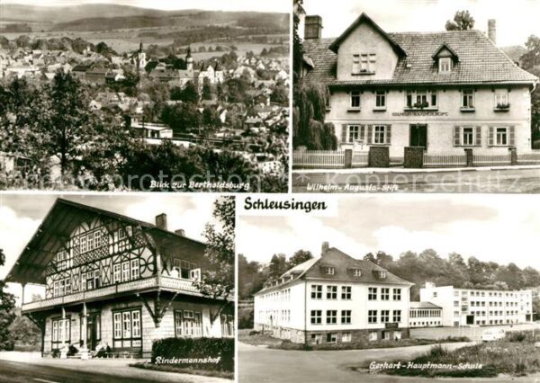 Schleusingen Bertholdsburg Wilhelm Augusta Stift Rin