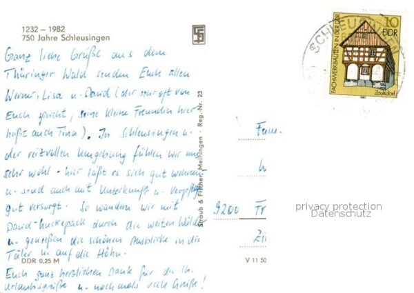 Schleusingen Bertholdsburg Wilhelm Augusta Stift Rin – Bild 2