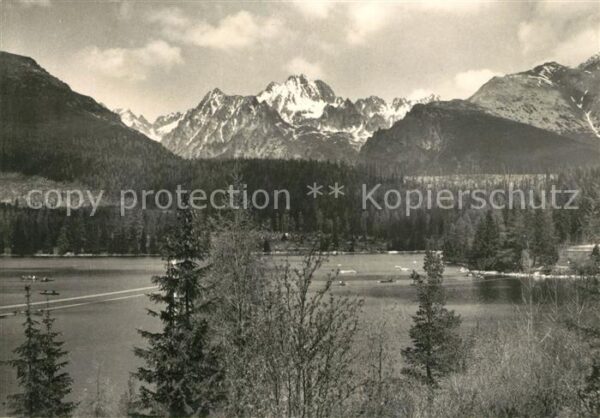 Vysoke Tatry Pohlad na Vysoku od Strbske plesa