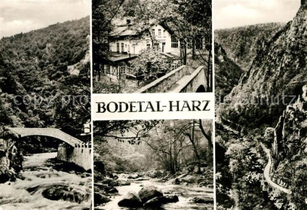 Bodetal Harz Jungfernbrücke HOG Hirschgrund Bodepart
