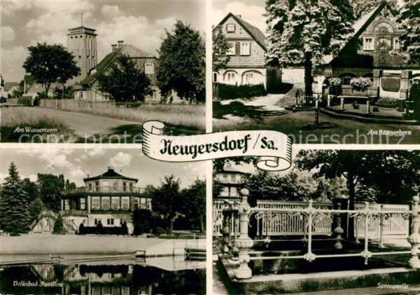 Neugersdorf Sachsen Am Wasserturm Am Büttnerborn Volksbad P