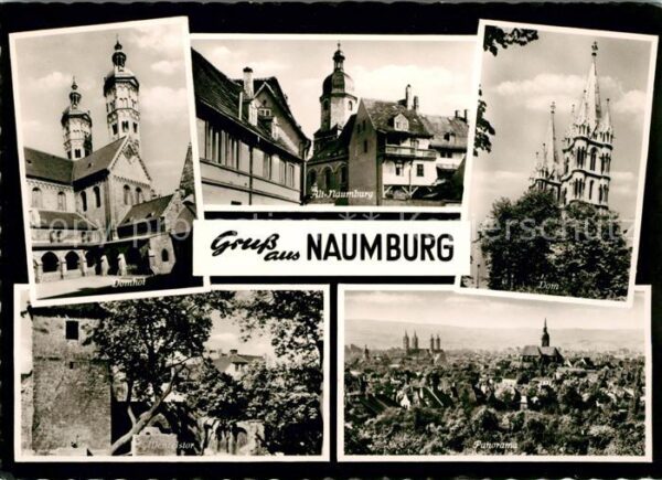 Naumburg Saale Domhof Alt Naumburg Dom Wenzelstor Pano