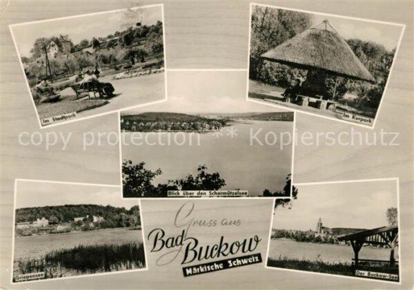 Bad Buckow Maerkische Schweiz Stadtpark Schermützelsee Kurpark Griepe