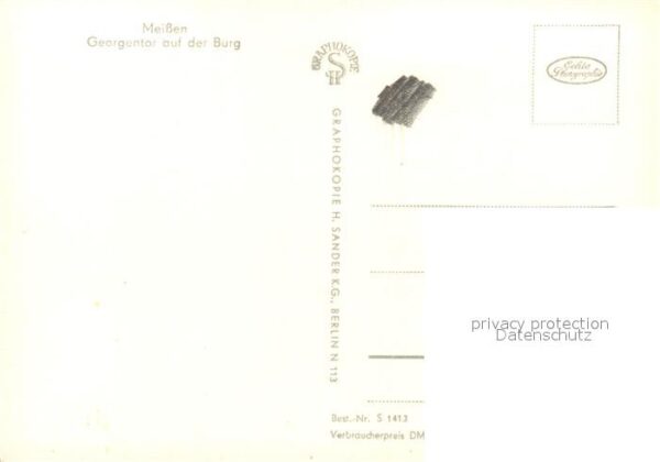 Meissen Elbe Sachsen Georgentor auf der Burg – Bild 2