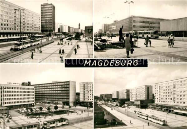 Magdeburg Karl Marx Strasse Centrum Warenhaus Ros
