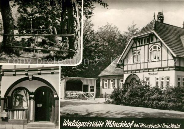 Manebach Waldgaststätte Mönchhof