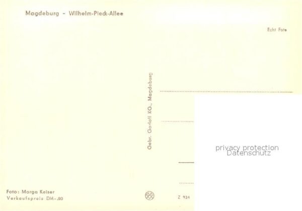 Magdeburg Wilhelm Pieck Allee Springbrunnen – Bild 2