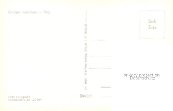 Grosser Inselsberg Sendeturm Gaststätte – Bild 2