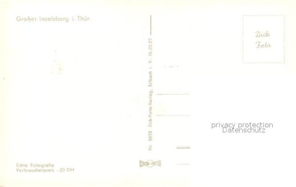 Grosser Inselsberg Sendeturm Gaststätte – Bild 2