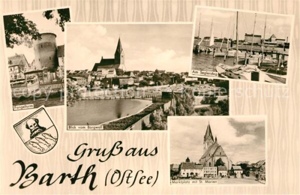 Barth Fangelturm Borgwall Marktplatz Sakt Mar