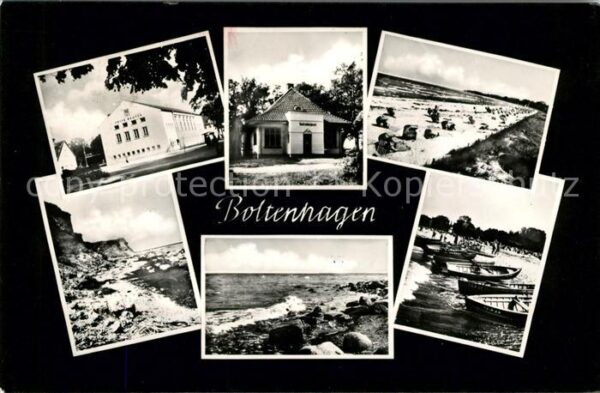 Boltenhagen Ostseebad Strand Bootsanlegestelle Steilküste