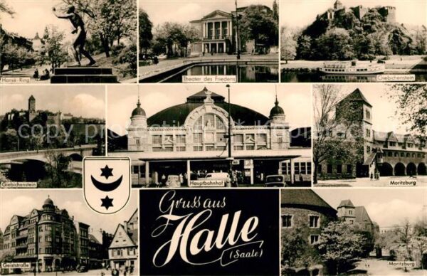 Halle Saale Hansa Ring Theater des Friedens Giebich
