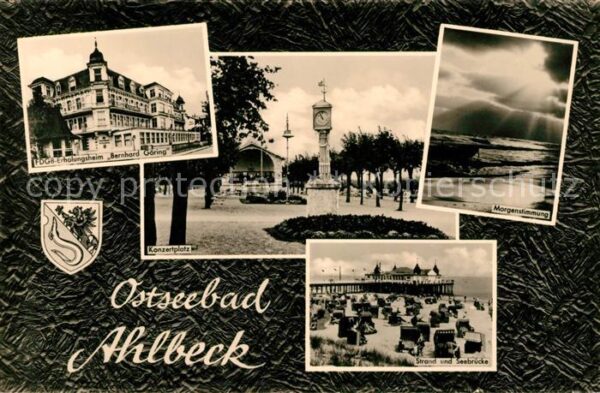 Ahlbeck Ostseebad FDGB Erholungsheim Bernhard Göring Konz