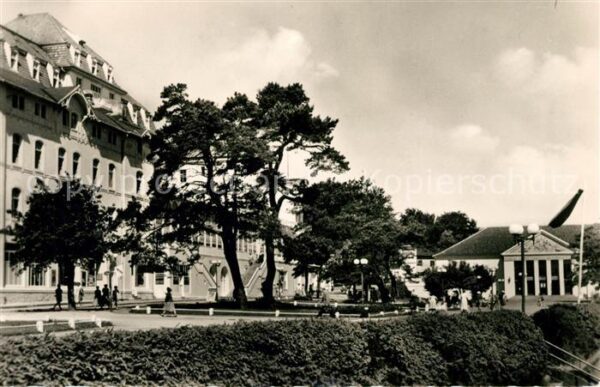 Heringsdorf Ostseebad Usedom Kurplatz FDGB Erholungsheim Solidarität