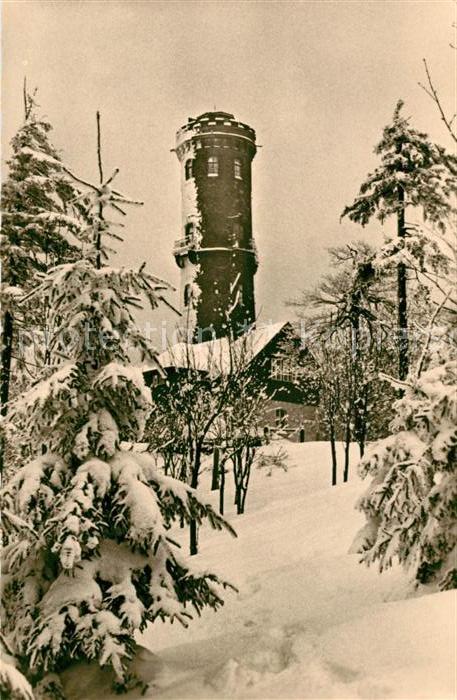 Oybin Hochwaldturm Winter