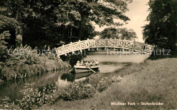 Woerlitz Wörlitzer Park Stufenbrücke