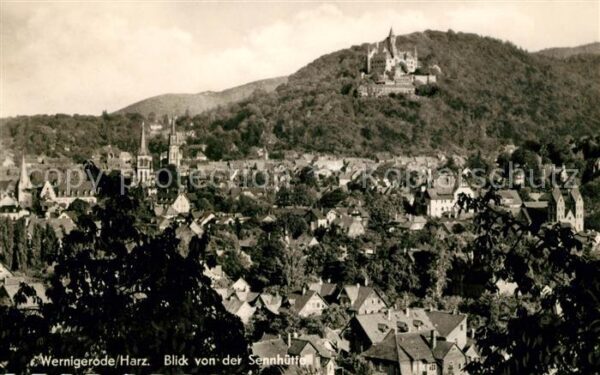 Wernigerode Harz Panorama Schloss