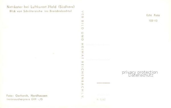 Ilfeld Suedharz Schrötersruhe Brandesbachtal – Bild 2