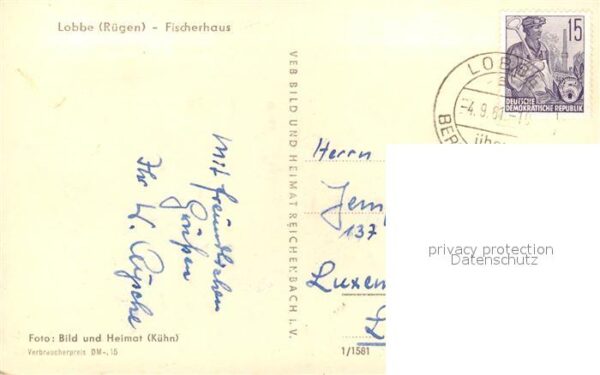 Lobbe Middelhagen Ruegen Fischerhaus – Bild 2