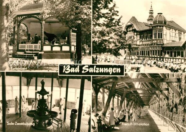Bad Salzungen Kurkonzert Sole Zerstäubung Freiluft In