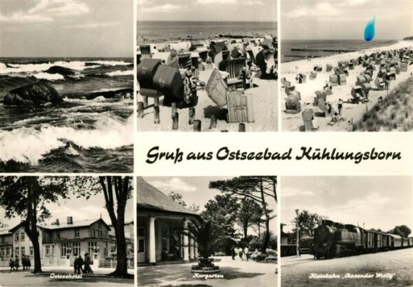 Kuehlungsborn Ostseebad Ostseehotel Kurgarten Kleinbahn Rasende