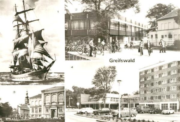 Greifswald Segelschulschiff Wilhelm Pieck Neue Men