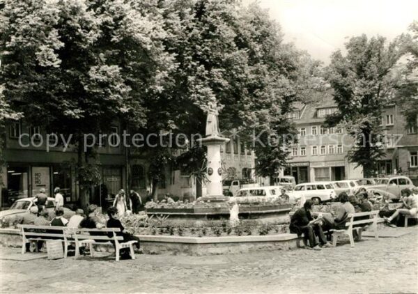 Schleusingen Brunnen Markt