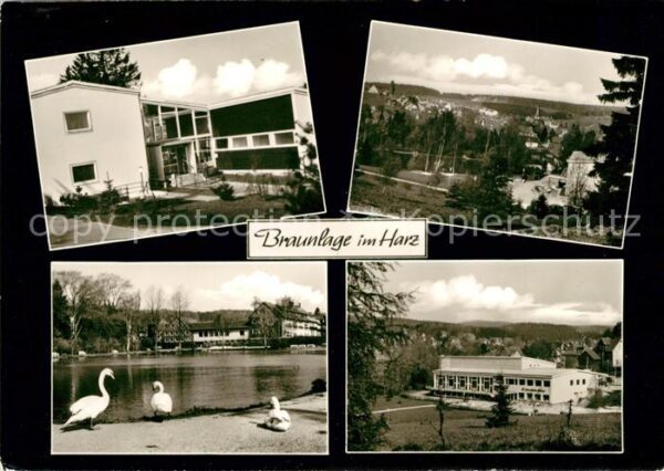 Braunlage Kurmittelhaus Kurparkteich Kurhaus Pano