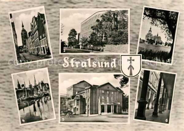 Stralsund Mecklenburg Vorpommern Badenstraße Krankenhaus Marienkirche St