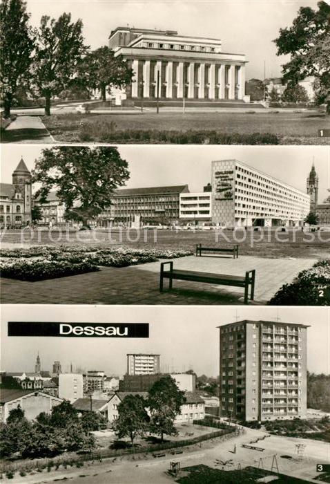 Dessau-Rosslau Landestheater Wilhelm Pieck Straße Rote