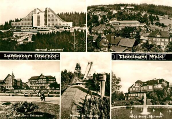 Oberhof Thueringen Interhotel Panorama FDGB Heim Hotel Ern