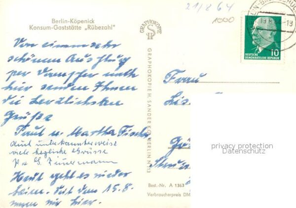 Koepenick Konstum Gaststätte Rübezahl – Bild 2
