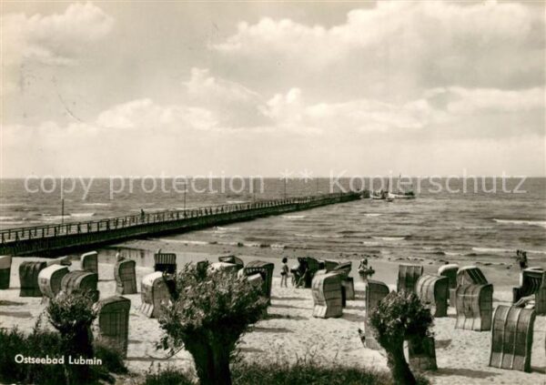 Lubmin Ostseebad Seebrücke Strand