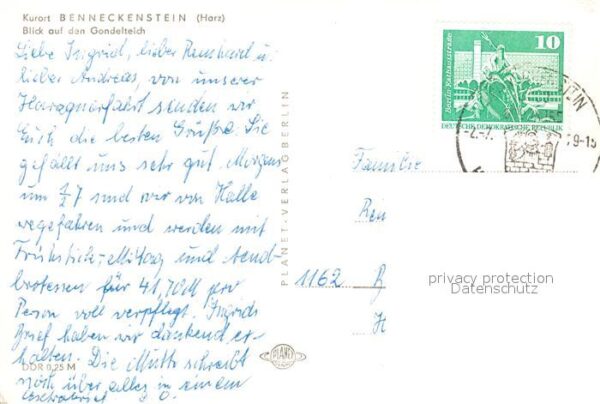 Benneckenstein Harz Panorama Kirche Gondelteich – Bild 2