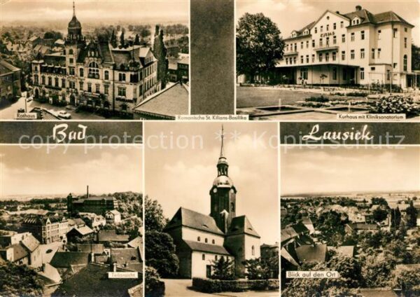 Bad Lausick Rathaus Kurhaus Kliniksanatorium