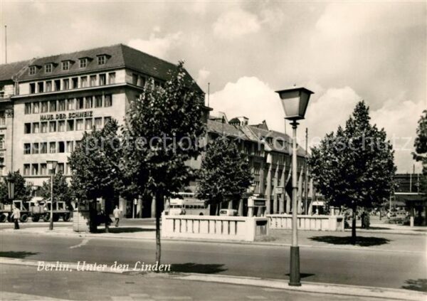 Berlin Unter den Linden Haus der Schweiz