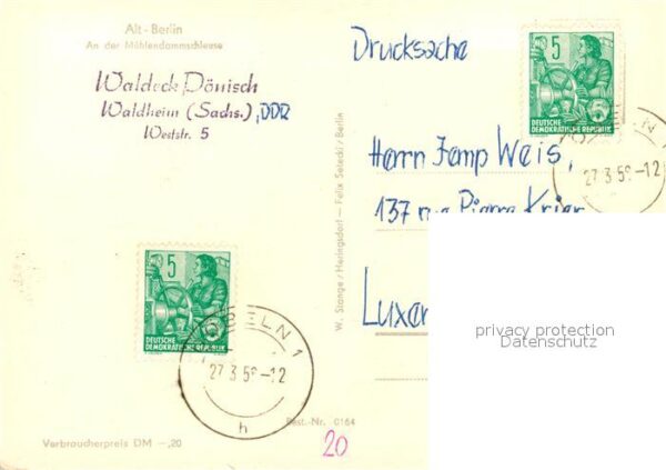 Alt Berlin Mühlendammschleuse – Bild 2