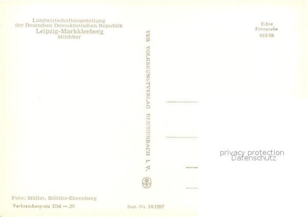 Markkleeberg Landwirtschaftsausstellung Milchbar – Bild 2