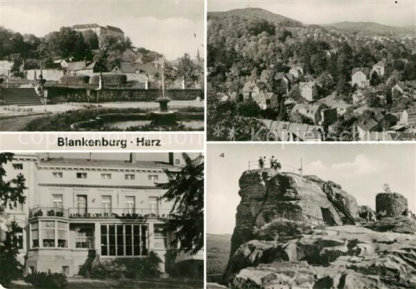 Blankenburg Harz Terrassengarten Schloss Teufelsbad Burg