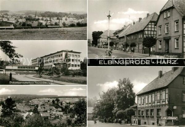 Elbingerode Harz Cafe Odette Marktplatz Diakonissenmutte