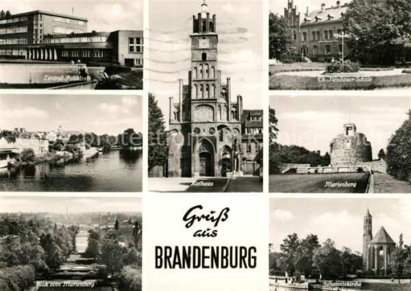 Brandenburg Havel Zentralpoliklinik Marienberg Rathaus Jo