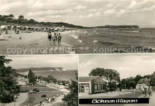 Goehren Ruegen Strand Kaffeemühle Promenade