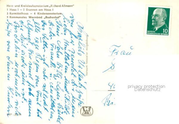 Graal-Mueritz Ostseebad Herz Kreislaufsanatorium Richard Assman – Bild 2