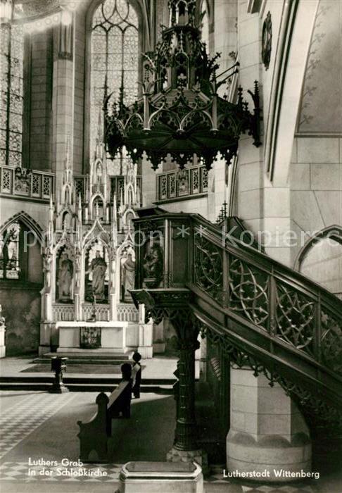 Wittenberg Lutherstadt Schlosskirche Grab Luther