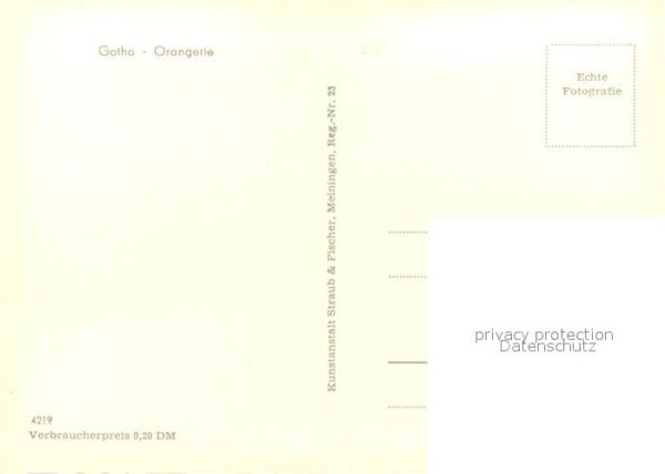 Gotha Thueringen Orangerie – Bild 2