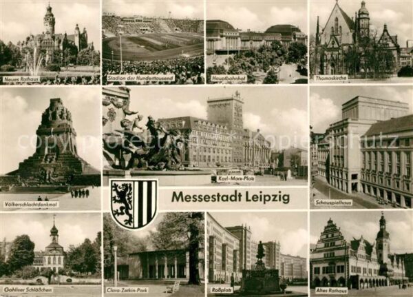 Leipzig Neues Rathaus Stadion der Hunderttausen