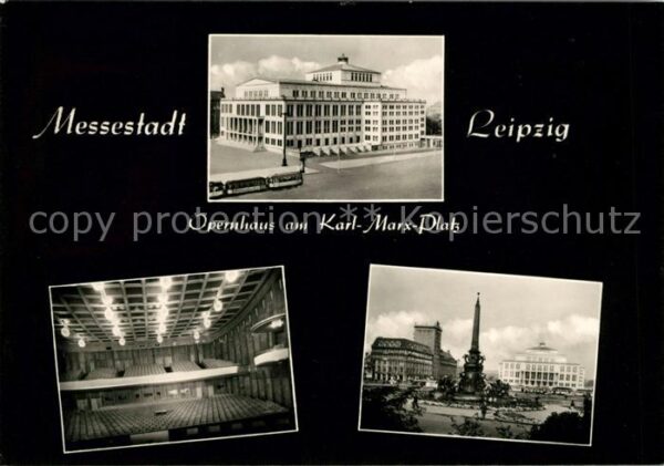 Leipzig Opernhaus Karl Marx Platz