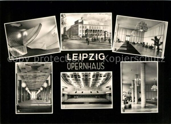 Leipzig Opernhaus Konzertsaal Parkettfoyer Zusc