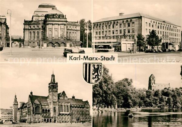 Karl-Marx-Stadt Oper HO Hotel Chemnitzer Hof Schlosstei
