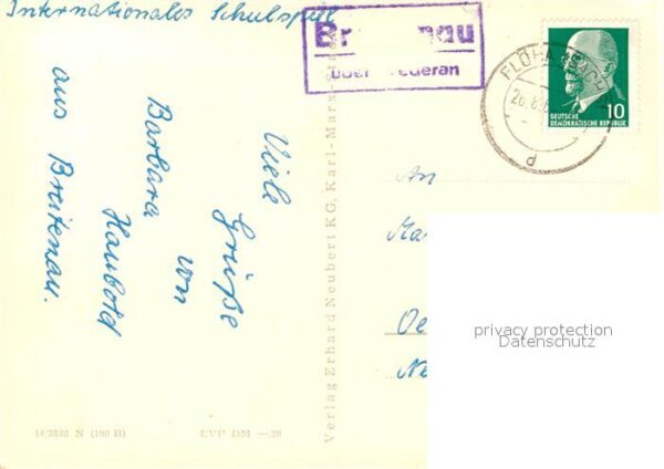 Oederan Ernst Thälmann Straße Platz der Befreiu – Bild 2